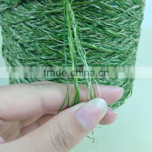 100% 10000dtex /16F PE Straight & PP Curl Artificial Landscaping Grass Yarn With Pallet thumbnail-1