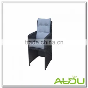 Audu Outdoor Furniture General Use and No Folded High Back Wicker Rattan Chairs thumbnail-4