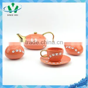 Ceramic Cups Set Coffee Pot With a Lid For Hotel thumbnail-1