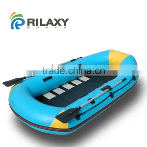 Rilaxy River and Lake Small Folding Fishing Boat, Lightweight Sport Inflatable Fishing Boat SIB270F thumbnail-1