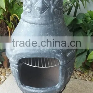 NEWEST DESIGN MEXICAN CLAY CHIMENEA FOR WHOLESALE thumbnail-2