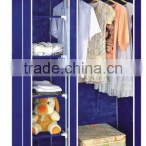 Store More Popular Shelves Non Woven Wardrobe With Wheels thumbnail-2