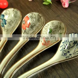 SP-1545 Haonai High Quality Ceramic Spoon, Ceramic Soup Spoon thumbnail-5