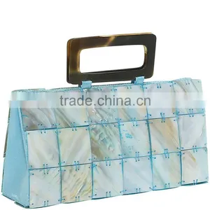 High Quality Best Selling Rectangle Mother of Pearl Handbag Clutch From Vietnam thumbnail-1