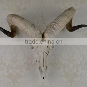 Modern Villa Bar Wall Decoration Resin Sheep Skull Wall Hanging thumbnail-1