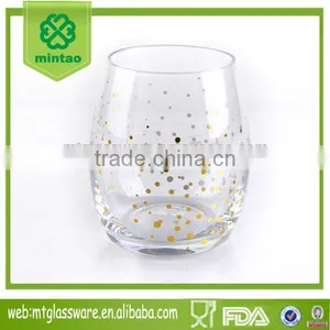 2017 HOT SALE DECAL STEMLESS WINE GLASS thumbnail-2