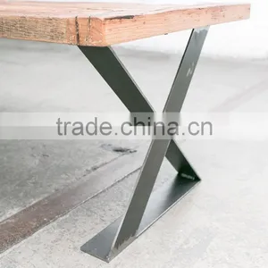 Industrial Wooden Stainless Steel Table Legs ,tale Base,dining Table thumbnail-5