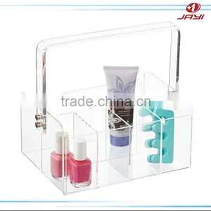 Modern Lucite Tote Acrylic Bathroom Shower Caddy thumbnail-1
