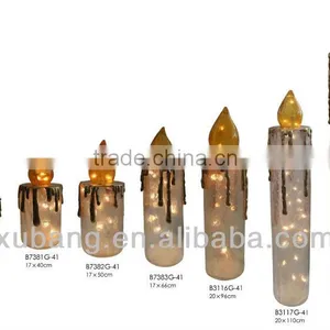 Chinese Low Price LED Handmade Christmas Candle Lamp With Light Chain thumbnail-6