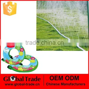 7.5m Lay Flat Garden Outdoor Lawn Water Sprinkler Hose 550175 thumbnail-1
