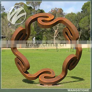 Famous Corten Steel Garden Handicraft Customized Sculpture thumbnail-1