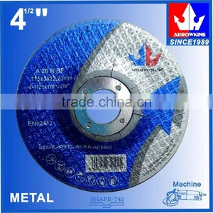 4-1/2" 115x3x22.23mm Deprssed Center Grinding Wheel for Metal thumbnail-1