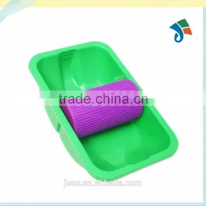 2set Sponge Decorative Paint Roller and Tray Set Painting Brush Paint Pad Pro Point N Paint Household Wall Tool Drop thumbnail-2