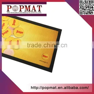 Non Woven Fabric Rubber Bar Mat Thermal Transfer Printing Bar Runner thumbnail-4
