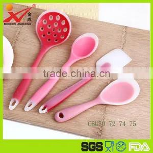Top Quality Double Colors Silicone Kitchenware Set Utensil thumbnail-1