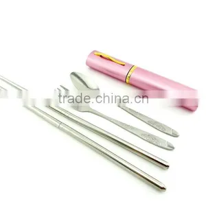 Portable Camping Tableware Fork Spoon and Chopsticks thumbnail-1