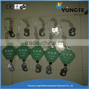 2017 Hot Sale Wire Rope Fall Arrester/30m Falling Protector thumbnail-3