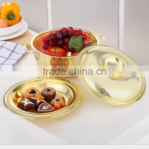 Promotion Heavy Duty Handles and Self-draining Solid Base Professional Strainer thumbnail-4