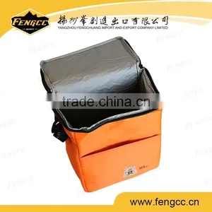 Promotional and Gift Orange Hand Carry Food Lunch Bag Wine Cooler Bag thumbnail-2