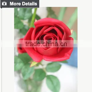 Newest Design Bouquet Wedding Real Touch Silk Artificial Flower Rose thumbnail-4