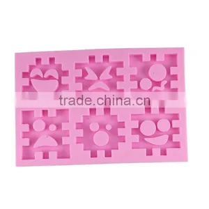 A Cube Blocks Silicone Cake Mold DIY Baking Tools Liquid Cake Embossing 1688 Agent thumbnail-3