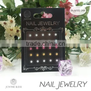 Pearl Nail Art Tips Sticker Decal Full Wraps DIY Decorations thumbnail-3