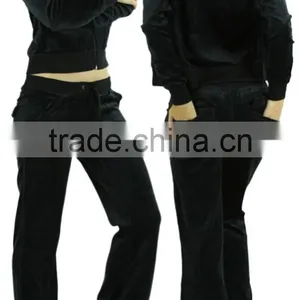 Comfy Soft Plush Velour Suit Hoodie Sweat Set Tracksuit thumbnail-4