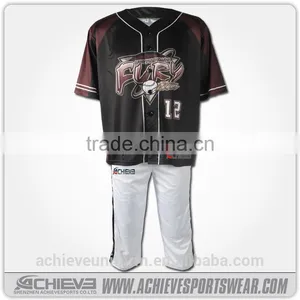 2017 Cheap Wholesale Plain Baseball Jersey Shirts,custom Baseball Uniforms thumbnail-6