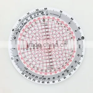 CYA Brand Plastic Round Flight Calculation Wheel Aviation Plotter for Pilot Training One Pcs per Leather Bag Packing #E6B-Circ thumbnail-1