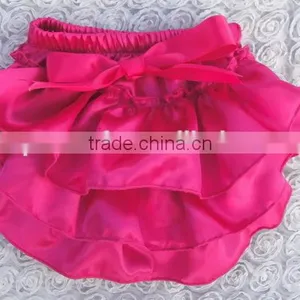 New Design Children Ruffle Bloomers Knit Ruffle Diaper Cover Baby Bloomers thumbnail-5