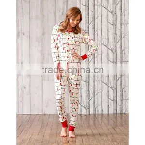 All Over Printed Women Cute Onesie Pajamas thumbnail-1