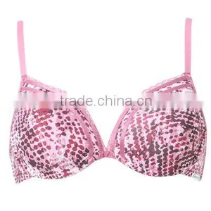 Women Printing Bra & Camisole & Panty Underwear Set thumbnail-2