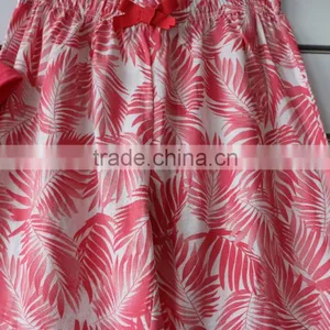 Knitted and Woven Pajamas Set With Print thumbnail-2