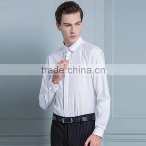 Stylish Formal White Color Long Sleeve Stylish Shirts For Men thumbnail-3