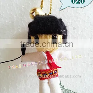 Handmade Keychains Keyrings Voodoo Doll String Accessories Bag Gifts thumbnail-1