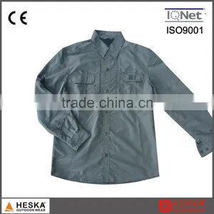 Men's Latest Army Designs 100% Nylon Long Sleeve Workwear Shirt thumbnail-1