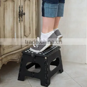 Portable Plastic Black Folding Step Stool thumbnail-5