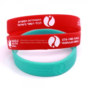 2017 Thailand Fashion Jewelry Wristband Customized Charm Silicone Bracelet for Different Occasions thumbnail-1