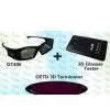 3D Vision IR Emitter and Glasses for 3D Cybercaf thumbnail-1