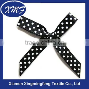 Dots Printed Ribbon Bowknot thumbnail-1