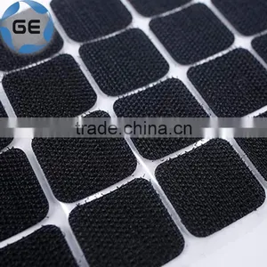 Quality Self-Adhesive Nylon Hook and Loop Dots With Silicone Paper Customized Round Sticky Hookloop Dot With Back Hot Melt Glue thumbnail-4