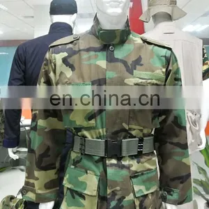 Factory Supply Woodland Bdu Jacket Camouflage Uniform thumbnail-2