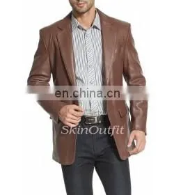 Mens Leather Blazers thumbnail-1