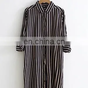Latest Stripe Shirt Designs for Women thumbnail-3