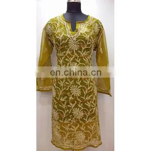 Indian Fancy Kurti Tops Blouses Xxx Size thumbnail-1