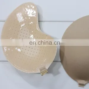 ES6610 Golden Wholesale Fashion Sexy Breathable Invisible Nude Silicone Free Bra for Women thumbnail-5
