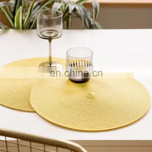 Round Plastic Metallic Placemat thumbnail-1