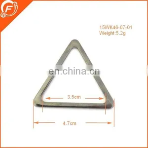 2017 Fashion Nice Nickle Color Triangular Shape Metal Accessory for Clothes thumbnail-1