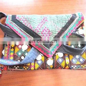 Indian Banjara Kantha Clutch Bag thumbnail-1