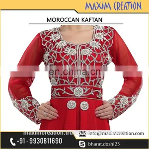 Designer Wedding Gown Party Wear Caftan Dress thumbnail-2
